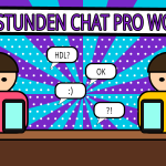 Comic mit zwei Menschen am selben Tisch, beide starren aufs Handy, Sprechblasen und ein KI Roboter, Schlagzeile 20,7 Stunden Chat pro Woche